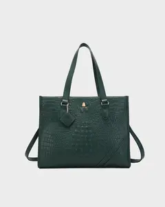 Statement City Bag in Emerald Green
