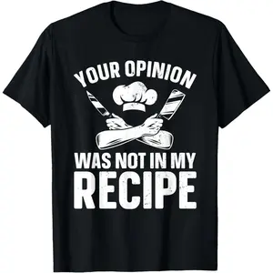 Funny Chef Design For Men Women Cook Cooking Culinary Chef T-Shirt