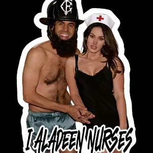 Firefighter Aladeen Nurses Includes two 2.5" Stickers