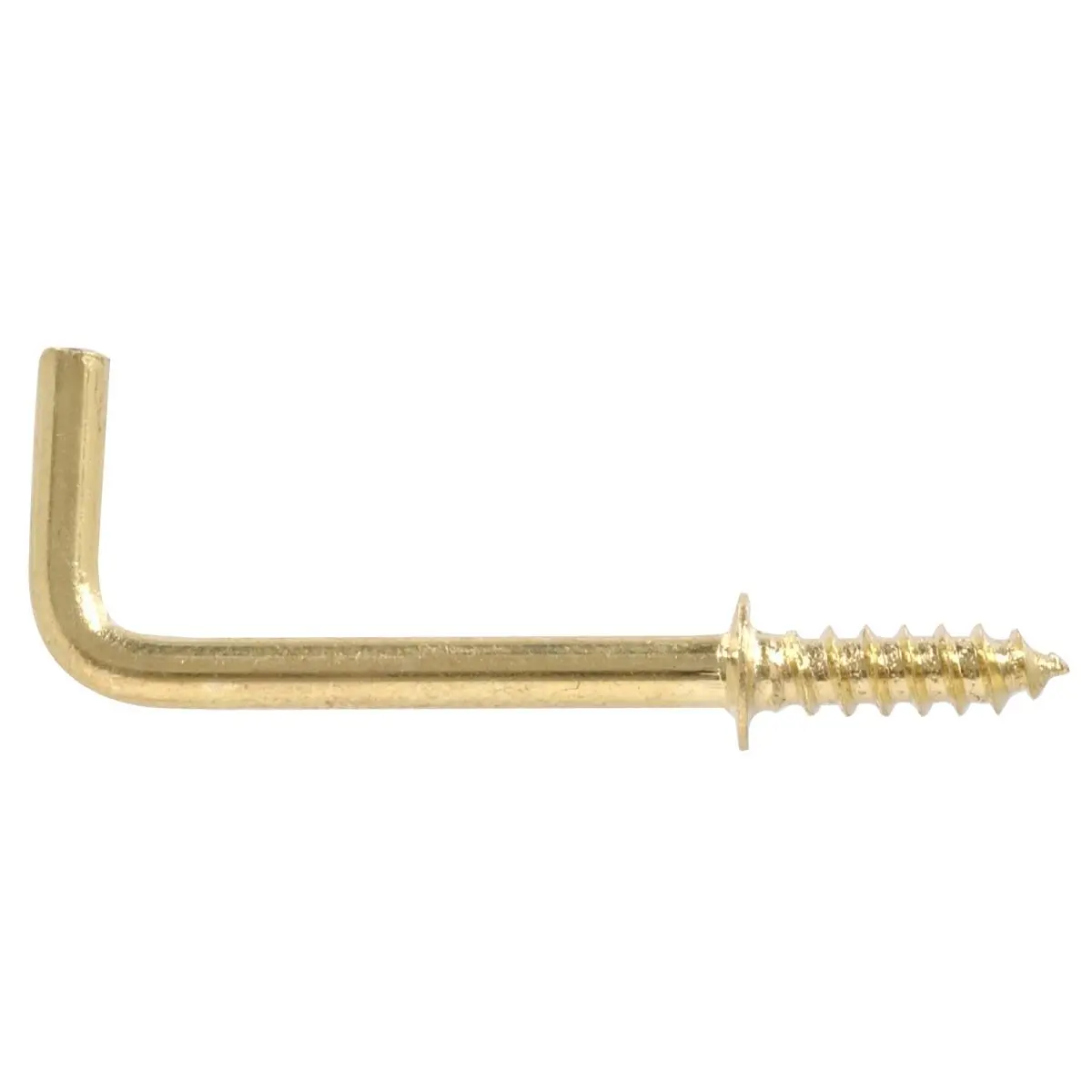 Hillman Group  Carded - Solid Brass Shoulder Hooks - 0.75 in.