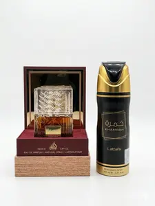 Khamrah by Lattafa Luxury Gift Set - EDP Perfume & Performance Body Spray Duo