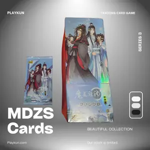 MDZS Modaozushi Grandmaster of Demonic Cultivation Officially Licensed Trading Card Packs Series 3 (Featuring Lan Wangji and Wei Wuxian) Danmei Novel Collection