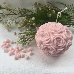 Rose Ball Candle