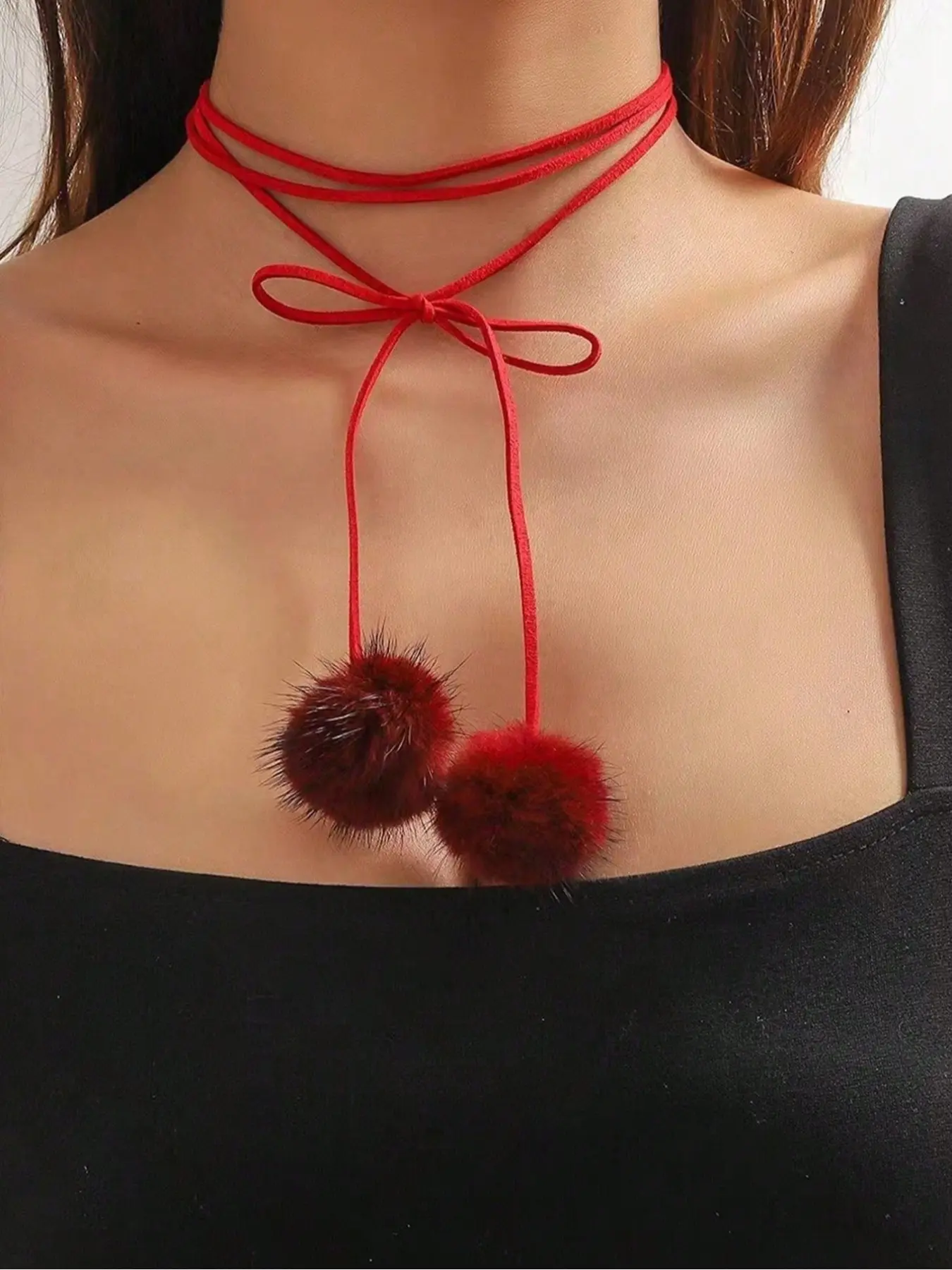 Women's Christmas Faux Fur Collar, Soft & Stylish Design, Perfect for Any Occasion, Versatile Women's Accessory, Modern Versatile Accessories