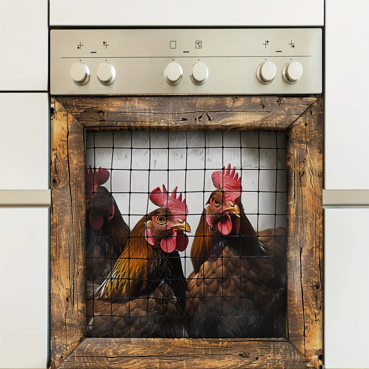 A new 2D chicken cage wall sticker for bedroom, living room, bathroom, and fireplace background wall. Wall sticker for beautifying and decorating home. BM9251 Decorative Wall Sticker