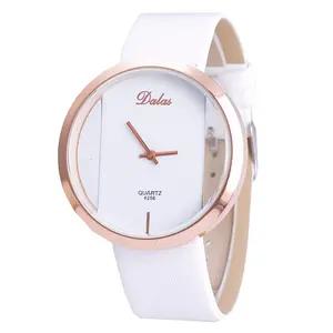 Fashionable Business Casual Imitation Mechanical Watch Hollow Mens Leather