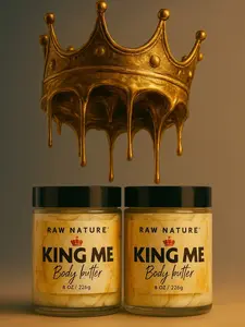 King Me Body Butter for Men 2 Pack Shea Butter with Vitamin E & Avocado Oil Hydrating Skincare Aroma Scented Smooth Moisturizers