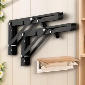 Wall Mounted Shelf Bracket, Adjustable Wall Mounted Shelf Bracket, Space Saving Shelf Bracket for Home Kitchen, Home Organizer, Hanging Shelf