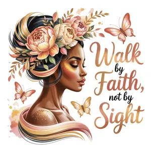 Walk By Faith UV-DTF Sticker/decal