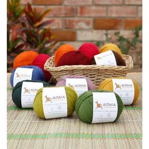 Blend Alpaca Yarn Wool Set Of 3 Skeins Fingering Weight