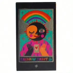 78Cards  Rainbow Tarot Deck Tarot Deck Fortune Telling Game Card Divination Fate Party Family Fun Game Board Game Card Games Juegos De Mesa
