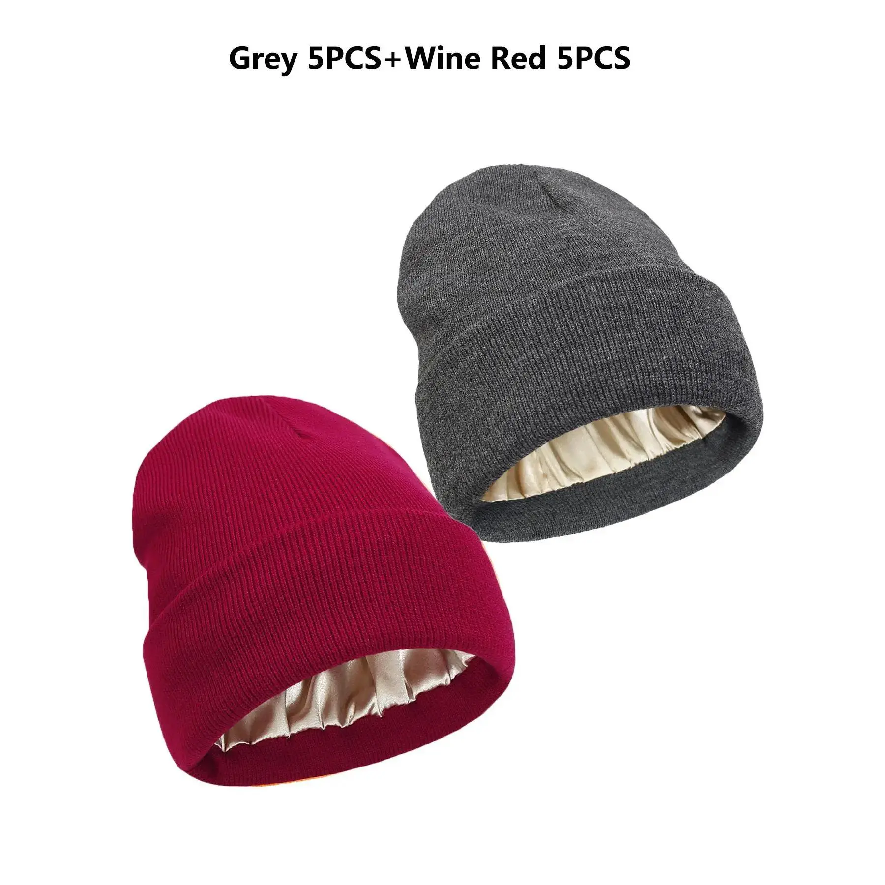 Gray*5 pcs+Hot Pink*5 pcs