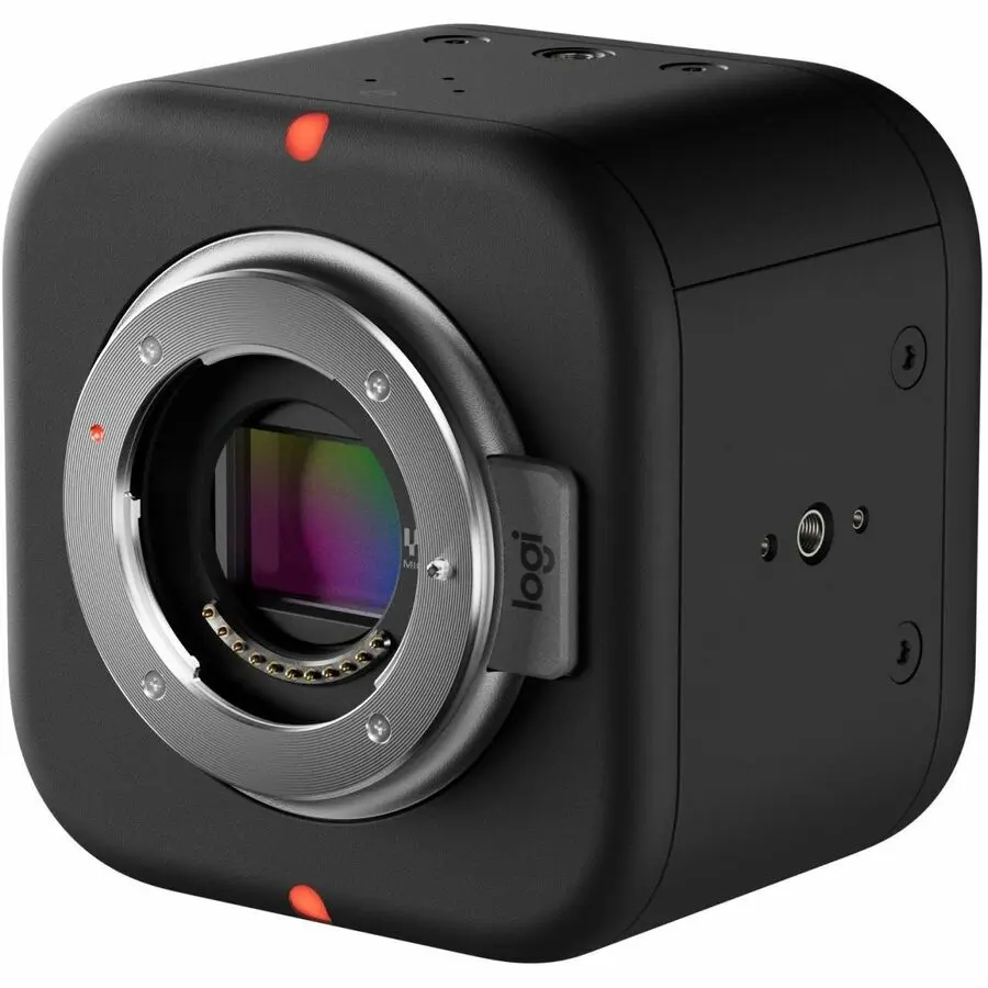 Logitech Mevo Core Wireless 4K Live Streaming Webcam, Interchangeable Lens, Multicam Ready, Intuitive App Control