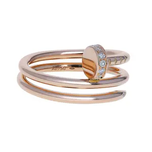 Pre-owned Cartier Juste Un Clou Ring Size 50