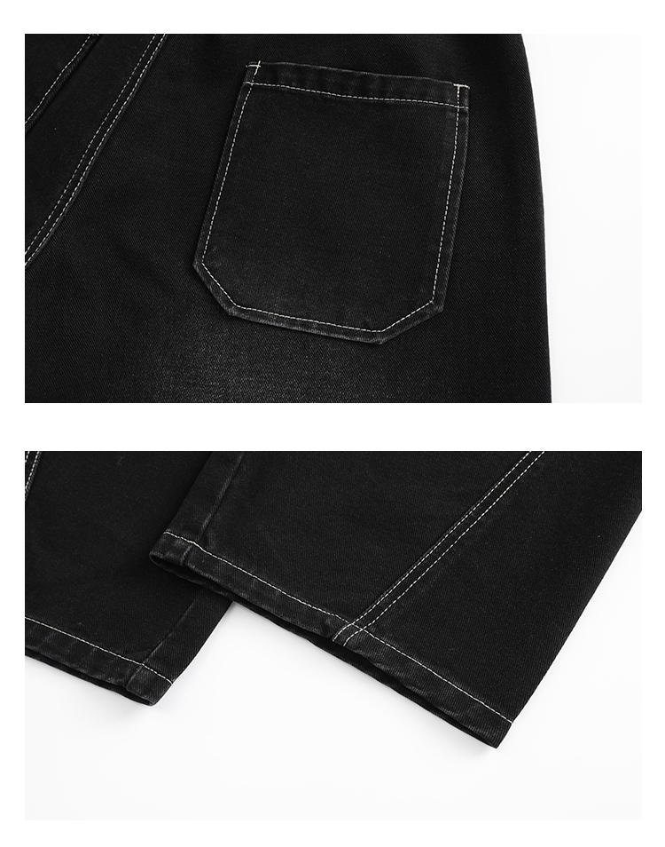 4-pack men’s jeans for autumn/winter, high cotton gradient straight-leg jeans, retro street style versatile, everyday commuting pants for men