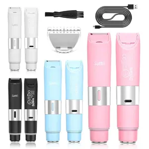 Electric Shaver for Women, 1 Set Rechargeable Waterproof Wet & Dry Electric Razor, Bikini, Legs, Underarm, Public Hairs Trimmer