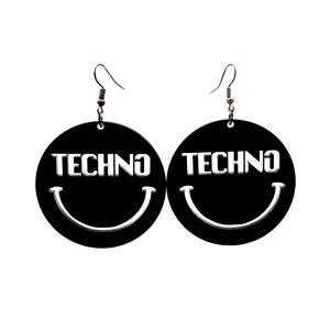 Techno Head Earrings