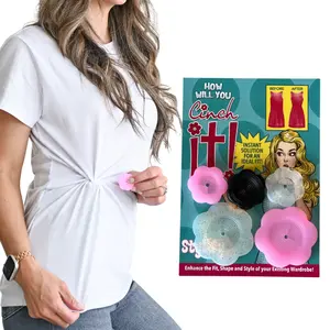 NEW Cinch it! MULTI 5 Pack Clothing Clips for Dresses, T-Shirts, Scarves & More