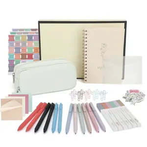 Bible Study Supplies Christian Gifts for Women, Bible Journaling Kit Highlighters and Pens No Bleed-Annotation Kit with Glassine Envelopes, Pen Case, Tabs, Sticky Notes, and More