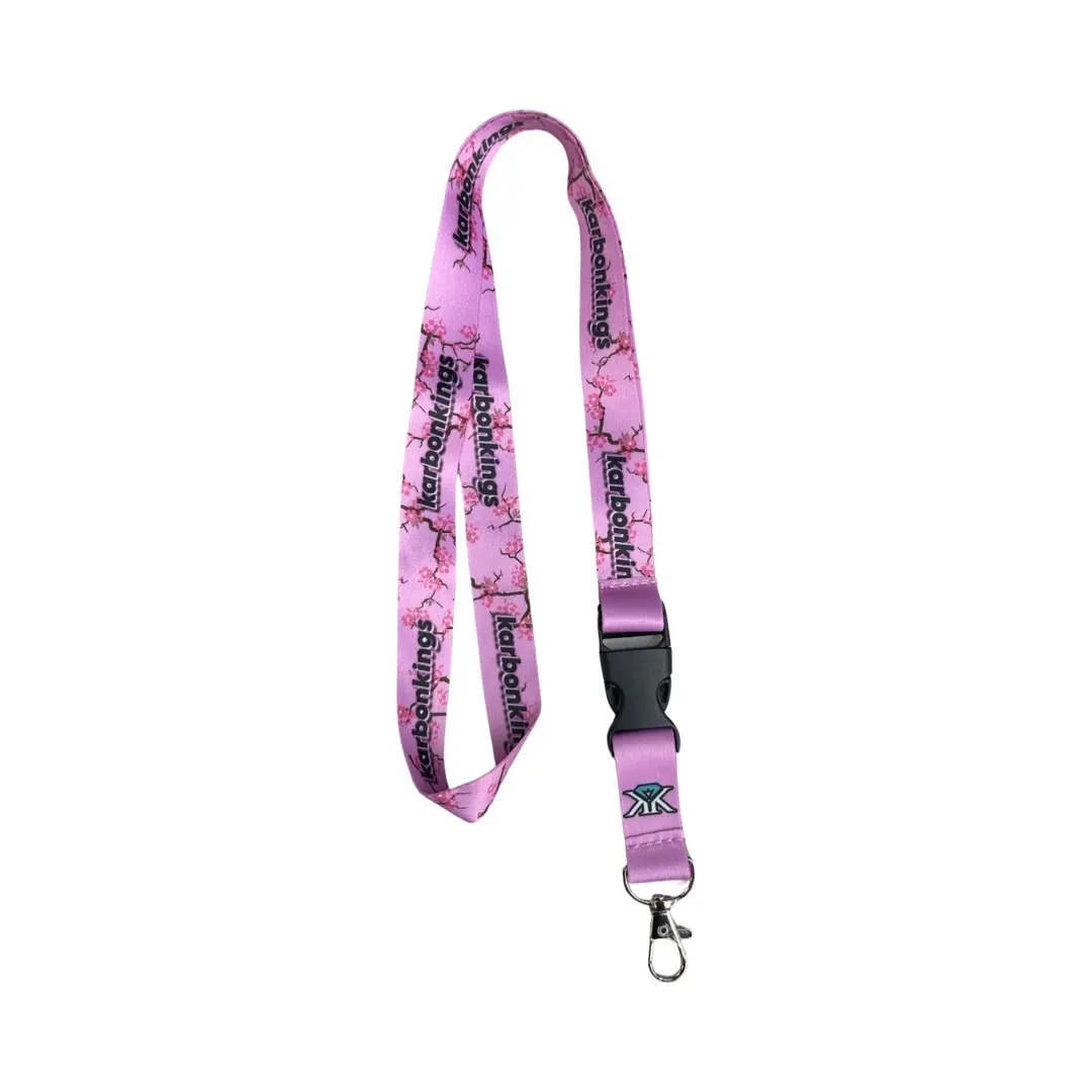 Cherry Blossom Karbon Kings Lanyard