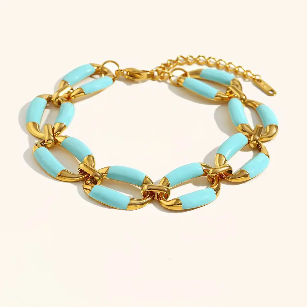 Marina Bracelet Stainless Steel turquoise jewelry