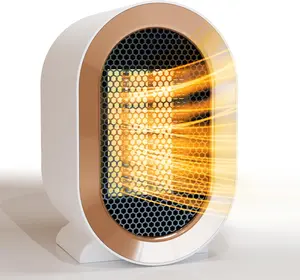 Indoor Electric Portable Space Heater, 1200W Personal Desk Heater, Fast Quiet Heating Ceramic for Small Room,Bedroom and Office Use Not Rechargeable Wired Fan with