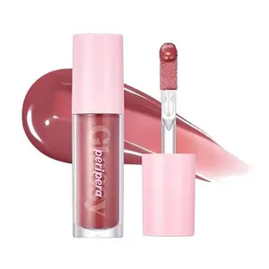 Peripera Ink Glasting Lip Gloss | Non-Sticky, High-Shine, 4XL Wand For Easy Application, Long-Lasting, Vegan (003 CHILLING ROSY)