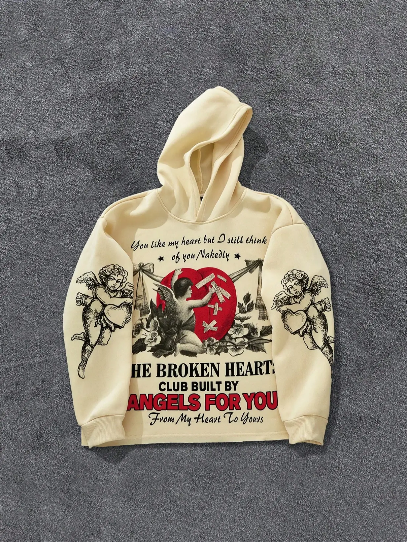 1975 Shark Pre-Screen Printed Hoodie, Vintage Graphic Sweatshirt, Retro Street Fashion, Classic Logo Design, Comfortable Casual Wear
