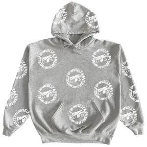 4EVERICH X ByMyself All Over Gray Hoodie