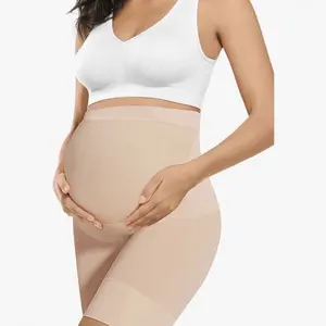 Seamless Maternity Shapewear, Prevent Thigh Chaffing, Belly Support, Size Small To 3XL