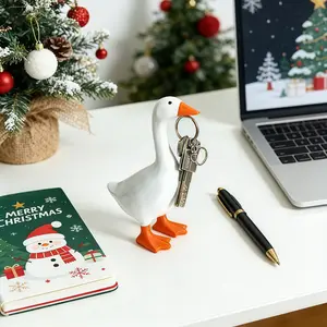 Creative Yellow Duck Figurine - Perfect Gift for Birthdays & Holidays, Car Ornament, Cozy Interior Decoration Accessory, Animal Design, Decorative Sculptures