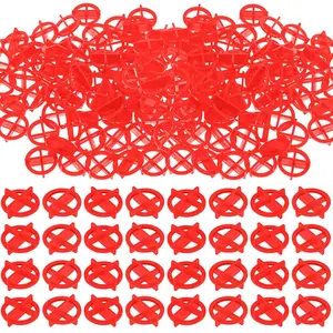 1000 count 1/16"(2mm) Tile Spacers Removable  Ceramic Spacers Corner Separators  Wall Floor Construction Tool Plastic Leveling Clips for Various Types of Tile Leveling (Red)