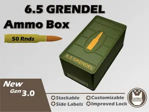 Ammo Storage Box 6.5 Grendel 50 Rounds