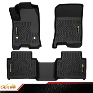 TPE Floor Mats Fit For 23-24 Chevy Colorado Canyon Crew Cab All Weather Liner