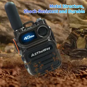 M11 Global Walkie Talkies with Sim Cards - Handheld 2 Way Radios - Unlimited Range - Rechargeable PTT Push to Talk Over Cellular Radio Audio