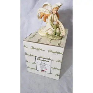 Angel with Spring Flowers 2007 Karen Hahn Sculpture Foundations Enesco Figurine