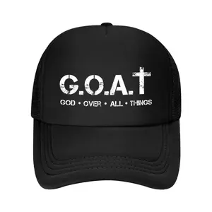 G.O.A.T God Over All Thing Christian Bible Saying Baseball Cap