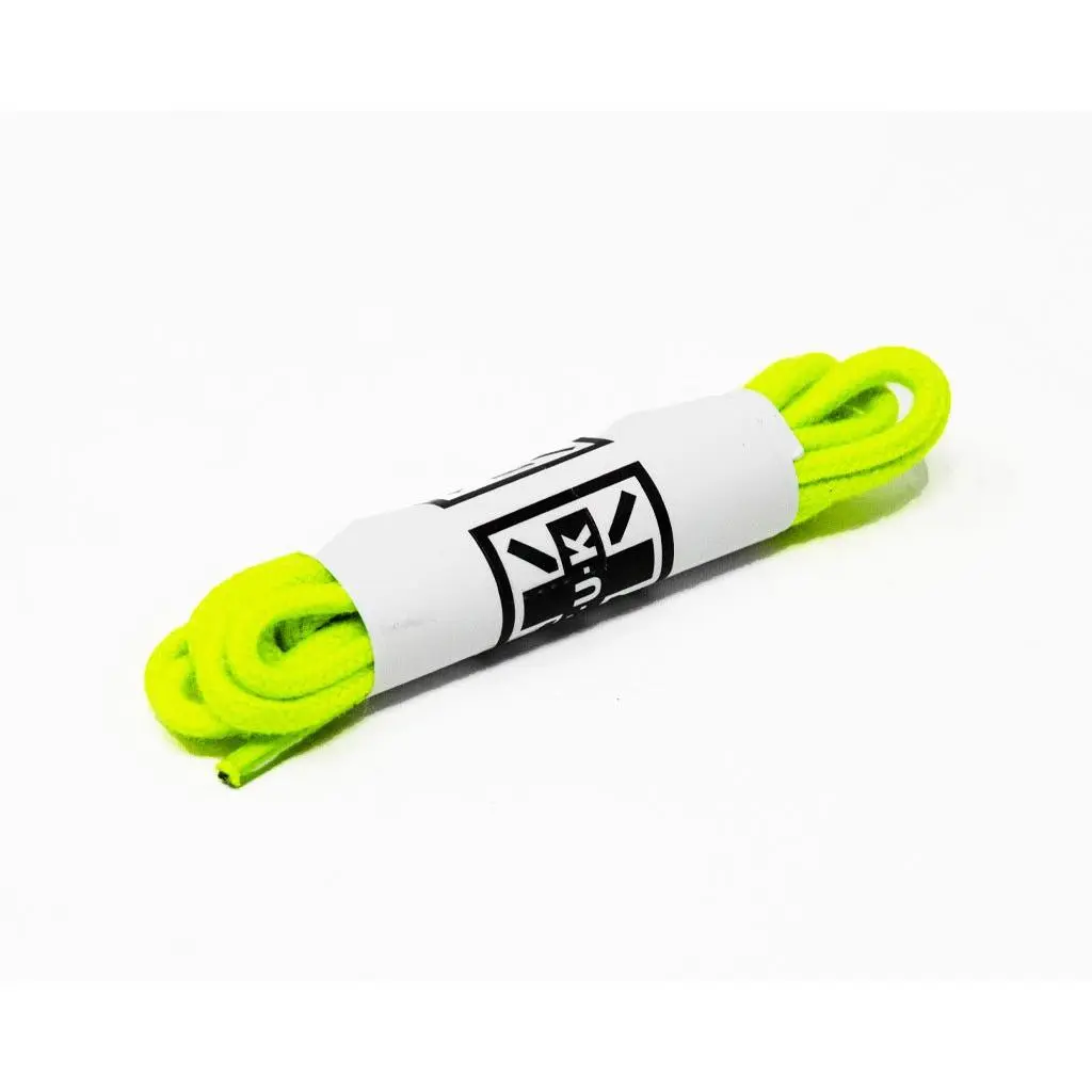 75 CM Neon Green Round Laces