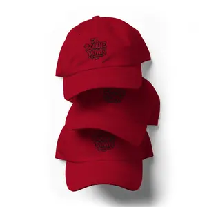 Da Boogie Down Dad Hat - Low Profile Adjustable Strap Curved Visor 100% Chino Cotton Twill Unstructured 6-Panel Green Camo Color