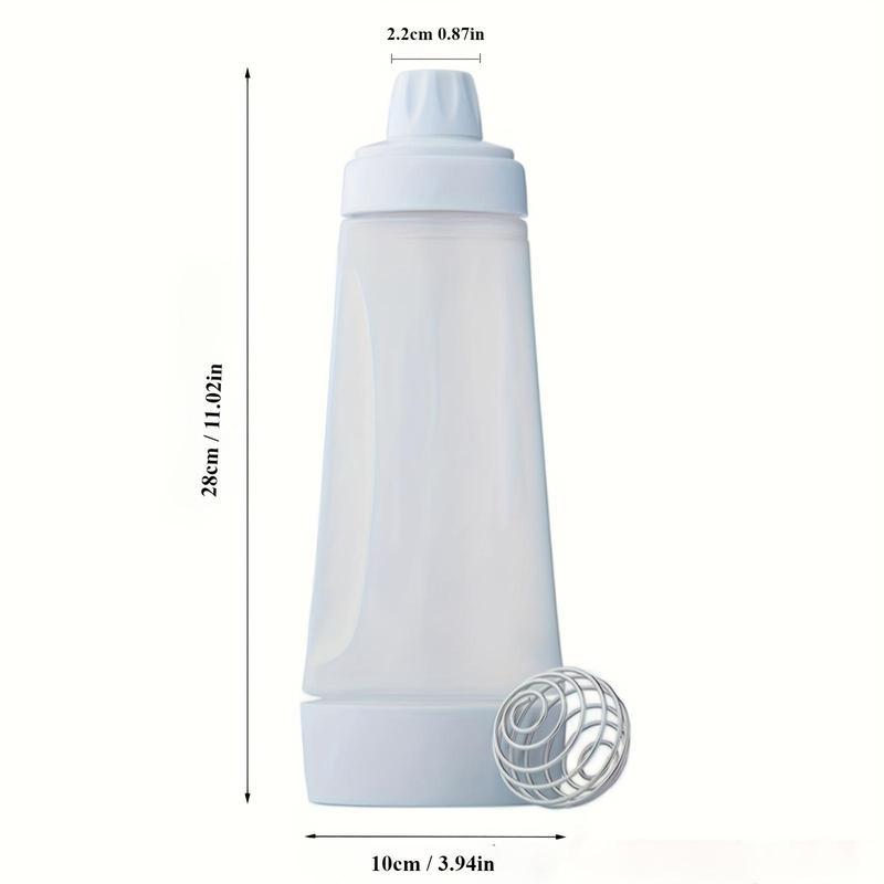 Pancake Batter Dispenser and Mixer with BlenderBall for Pancakes Waffles Muffins & Cupcakes Easy Pour Spout Reusable Plastic Silicone Kitchen Bakeware 4.5 Cup Capacity cooking utensils Value Pack Spring Kitchen Gadgets