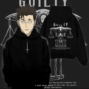 Jujutsu Kaisen Higuruma Hirumi Anime Unisex Hoodie Acid Washed, JJK Anime Streetwear Shirt, Dark Fantasy Anime Merch, Oversized Otaku Fashion Apparel,  Retro Streetwear Heavy Cotton Unisex Shirt for Manga Fans