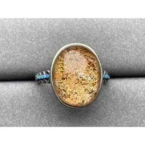 A687 Garden Quartz Ring Natural Stone