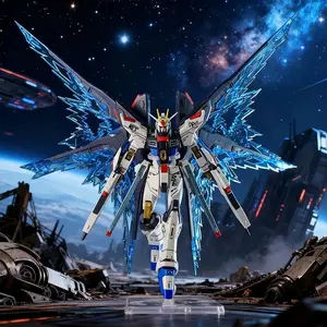 Mech Model Building Kit, Gundam Assembly Figure, Boy Gift, DIY Building Model, 1/144 Scale Robot Toy, Creative Block Puzzle, New Arrival