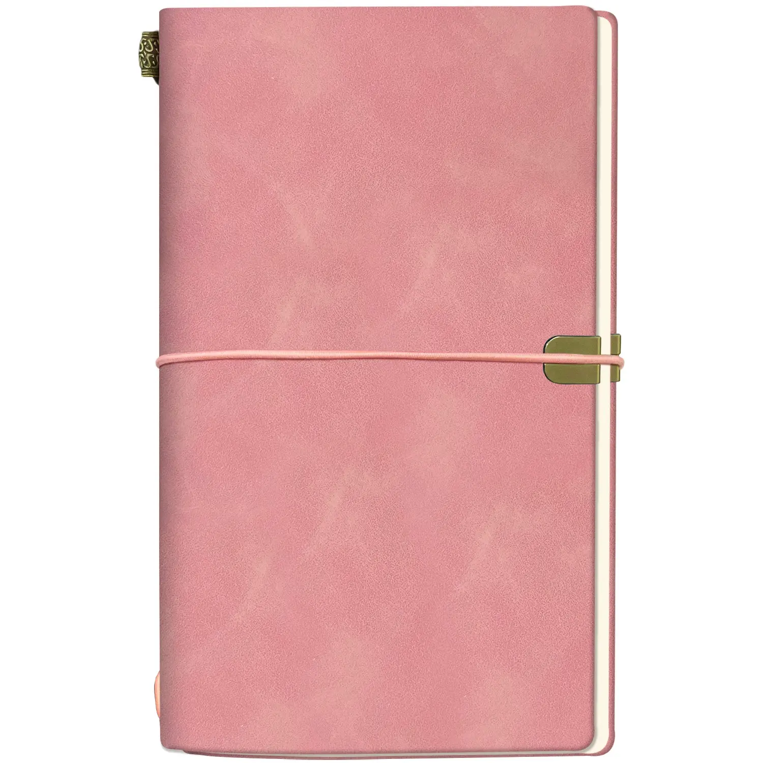 Leather Bound Journal Writing for Men Women - Daily Writing Notepad with Lined /Dot / Square Paper, 192 Pages Travel Diary Notebook Vintage Travel Journal