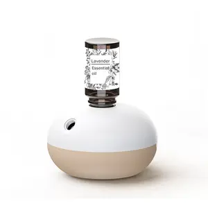 Rechargeable Cordless Automatic Essential Oil Diffuser - 10x10x11cm Small Wireless Waterless Aromatherapy Machine, Auto Spray, Fragrance Release for Living Room Home Use, Housewarming Gift Option