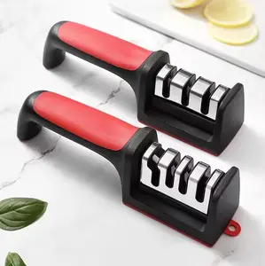 Multifunctional kitchen tool Knife sharpener tection stone fast ceramic sharpening tool sharpening artifacthree Stainless Steel