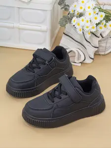 Sneakers, Casual Low Top Trainer Skate Shoes with Velcro Closure, Suitable for Boys & Girls, Sporty Style School Shoes, Casual Trainers