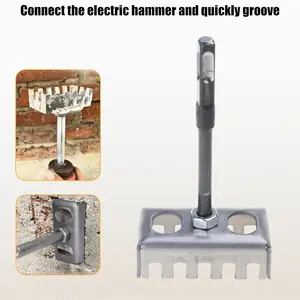 Creative Square Hole Cutting Machine for Electric Boxes, Stainless Steel Punching Die, Rectangular Slot Cutter for Brick Concrete Cement Stone