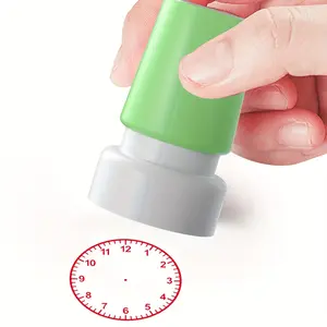 Clock small seal, timeline engraving, circular recognition, timetable dial, clock seal, Custom Stamp