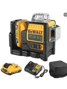 Dewalt DW089LG 3 Sides*360 Degree Vertical 12 Lines Laser Level tools Horizontal Green Light Level Meter Outdoor